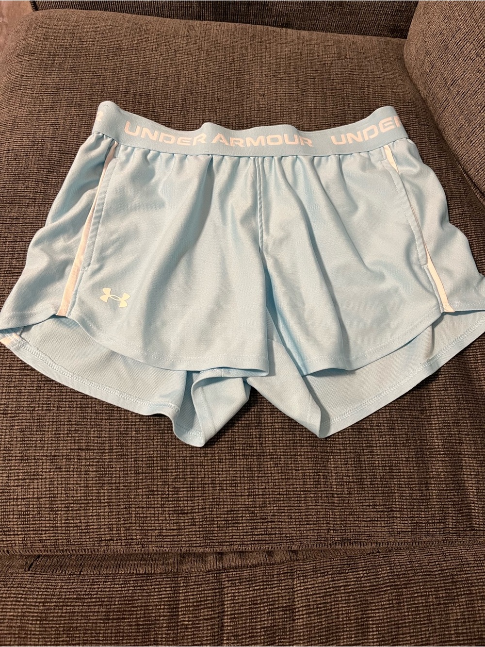 Under Armour Women's Light Blue Athletic Training Shorts